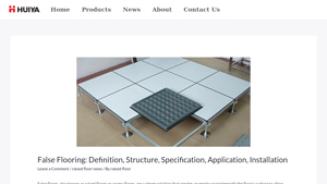 Huiya Inc - False Flooring Solutions