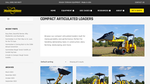 Hummerbee - Compact Articulated Loaders