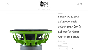 Hump Audio - 12 2000W Peak Subwoofer