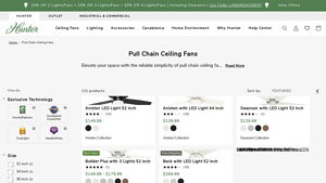 Hunter - Pull Chain Ceiling Fans