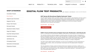 HydraCheck - DHT Series Bi-Directional Digital Hydraulic Tester