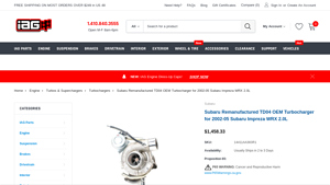 IAG Performance - Subaru Remanufactured TD04 Turbocharger