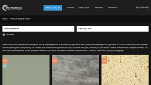 IGS Countertops - Green Countertop Colors