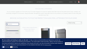 I Love Parcels - Stainless Steel Letter Boxes
