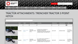 Paladin - Trencher Tractor 3 Point Hitch