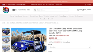 Import Junkies - Adult Mini Jeep Inferno 200cc