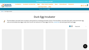 Incubator Warehouse - Duck Egg Incubators