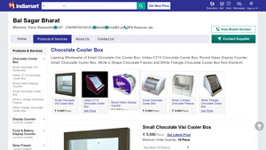 Indiamart - Chocolate Cooler Box