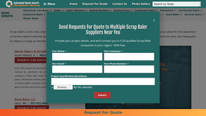 Industrial Balers - Scrap Material Processing Solutions