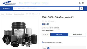 Atlas Copco - Aftercooler Kit