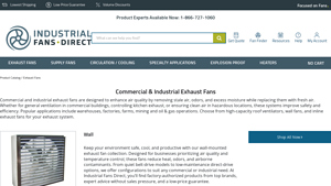 Industrial Fans Direct - Exhaust & Circulation Fans
