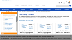 Industrial Metal Supply - Steel Fittings