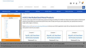 Industrial Metal Supply - A1011 Hot Rolled Steel