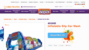 Inflatable Depot - Inflatable Slip Car Wash