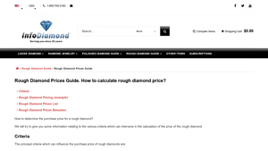 Info-Diamond - Rough Diamond Pricing Guide