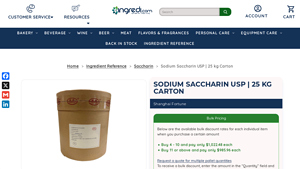 Ingredi - Sodium Saccharin USP