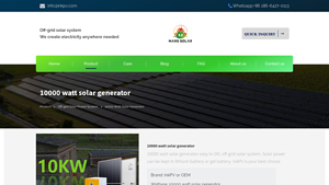 InkPV - 10000 Watt Solar Generator