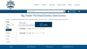 Big Timber - Flat Head Stainless Steel Screws