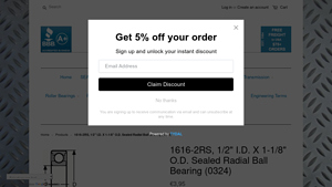 Intech - Double Sealed Radial Ball Bearing