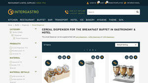 InterGastro - Cereal Dispenser for Breakfast Buffets