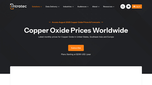 Intratec - Copper Oxide Price Insights