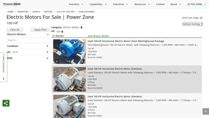 Teco Westinghouse - 100 HP Electric Motor