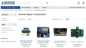 Inverter Service Center - Repair Components