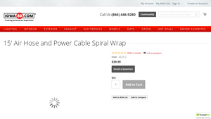 Iowa80 - 15 Air Hose and Power Cable Spiral Wrap