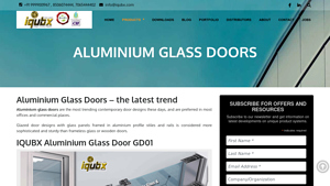 IQUBX - Aluminium Glass Doors