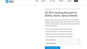 iReachFar - 4G GPS Tracking Bracelet for Elderly