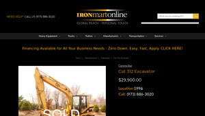 Caterpillar - Cat 312 Excavator
