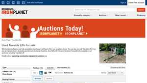 Towable Lifts - Auction Models from Genie, Haulotte, JLG, Nifty-Lift