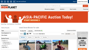 IronPlanet - Snow Blower Trucks & Trailers