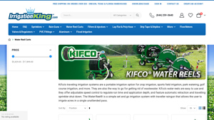 Irrigation King - Kifco Water Reel Sprinkler Traveler Carts