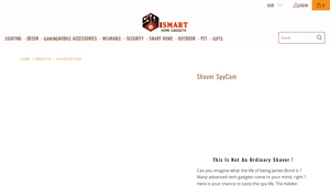 iSmart Home Gadgets - Spycam Shaver