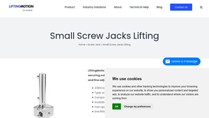 LiftingMotion - Small Screw Jacks