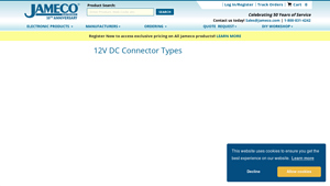 Jameco - 12V DC Connectors