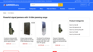 Jammer MFG - Portable Mobile Phone Signal Jammer