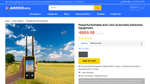 Jammer MFG - Handheld Drone Detector