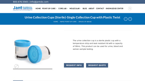 JantDX - Urine Collection Cup (Sterile)
