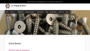 J C Gupta & Sons - Hammer Drive Rivets