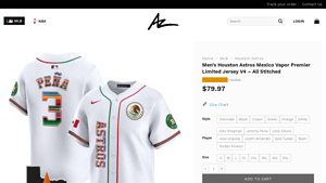 Houston Astros - Men's Vapor Premier Limited Jersey