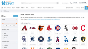 Jersey Depot - Affordable Sports Jerseys