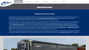 Jet Company - Aluminum Grain Hopper Trailer