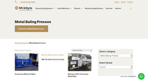 JMC Recycling - Metal Baling Presses