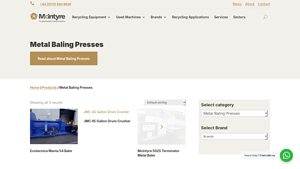 JMC Recycling - Metal Baling Presses