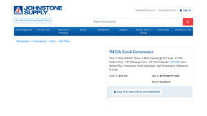 Copeland - R410A Scroll Compressor