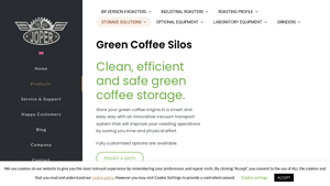Joper Roasters - Green Coffee Silos