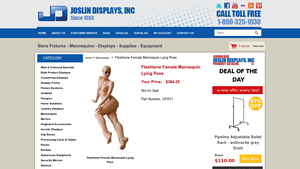 Fleshtone - Female Mannequin Lying Pose