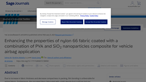 SAGE Journals - Airbag Fiber Materials